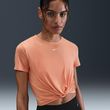 Damska koszulka z krótkim rękawem Dri-FIT Twist Nike One Classic - Pomarańczowy