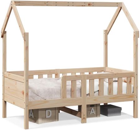 Zakito Home Łóżko Z Domkiem Dla Dzieci Drewno Sosnowe (ZH850713)