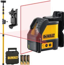 Zdjęcie DeWalt Laser Krzyżowy Czerwony 15m + Tyczka Teleskopowa 320cm DW088K  - Niepołomice