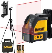 Zdjęcie DeWalt Laser Krzyżowy Czerwony 15m + Statyw 54-157cm DW088K+W260  - Niepołomice