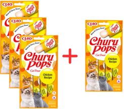 Inaba Cat Churu Pops Kurczak 4x(4x15g)