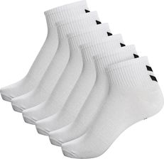 Zdjęcie Hummel Skarpetki Zestaw 6-Pack Z Szewronami Mid Cut Białe - Zabłudów
