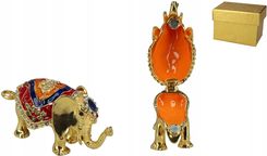 Hanipol Kasetka Metalowa S�o� 9x3,5x4cm Do Bi�uterii Dekoracyjna