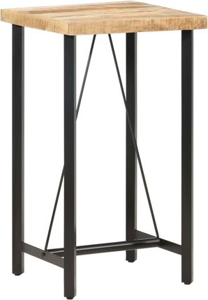 Prolenta Premium Stolik Barowy 60x60x107cm Surowe Drewno Mango (28661011)