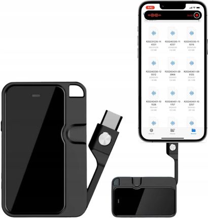 Spreest Dyktafon Szpiegowski Mini Cyfrowy Podsłuch Mały Pendrive 32Gb Brelok Magnes - zdjęcie 5