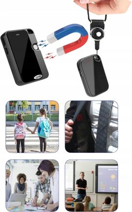 Spreest Dyktafon Szpiegowski Mini Cyfrowy Podsłuch Mały Pendrive 32Gb Brelok Magnes - zdjęcie 3