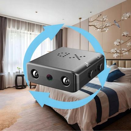 Spreest Mini Kamera Szpiegowska Ukryta Z Czujnikiem Ruchu Nagrywa Na Kartę Microsd - zdjęcie 2