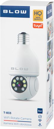 Blow Mini Kamera Wifi Szpiegowska Obrotowa Gwint E27 Ip 3Mp Tuya Bezprzewodowa - zdjęcie 5