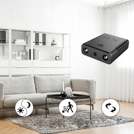 Dexxer Mini Kamera Szpiegowska Ip Wifi Ukryta Full Hd Zdalny Podgląd Aplikacja - zdjęcie 2