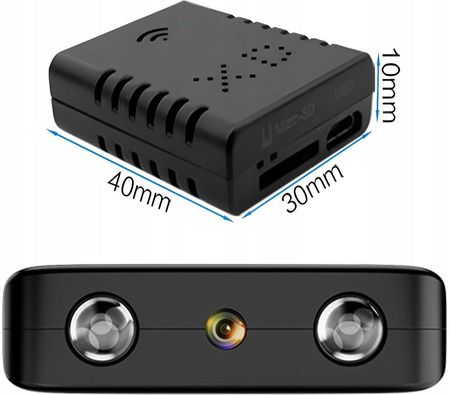 Dexxer Mini Kamera Szpiegowska Ip Wifi Ukryta Full Hd Zdalny Podgląd Aplikacja - zdjęcie 4