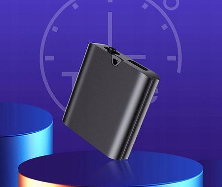 Nais Mini Dyktafon Szpiegowski Podsłuch Dc63 Detekcja Dźwięku Magnes 16Gb - zdjęcie 3