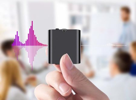 Nais Mini Dyktafon Szpiegowski Podsłuch Dc63 Detekcja Dźwięku Magnes 16Gb - zdjęcie 5