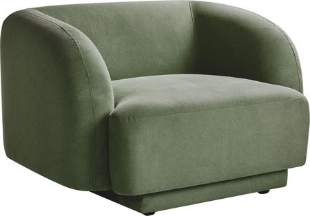 Beliani Fotel Zielony Tapicerowany Koktajlowy Z Podłokietnikami W Stylu Glam Retro (590189)