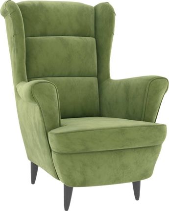 Dkd Home Decor Krzesło Skrzydłowe Z Taboretem Jasnozielony Aksamit (4593115934) - zdjęcie 2