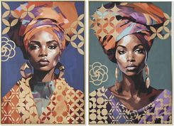 Esprit Płótno Styropianowe Canvas Home Gold Colonial African 82X3,5X122Cm 2Szt.