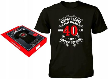 KOSZULKA DLA NIEGO 40 LAT XL