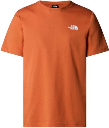 Koszulka męska The North Face S/S REDBOX pomarańczowa NF0A87NP6D2