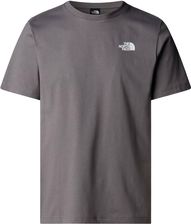 Koszulka męska The North Face S/S REDBOX szara NF0A87NPARX