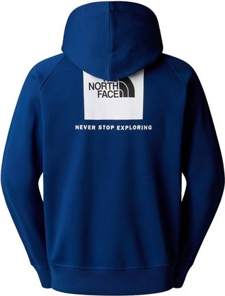 Bluza z kapturem męska The North Face RAGLAN REDBOX niebieska NF0A89F9H4B - zdjęcie 2
