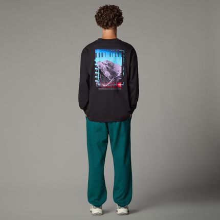 Longsleeve unisex The North Face AXYS czarny NF0A8C1TJK3 - zdjęcie 2