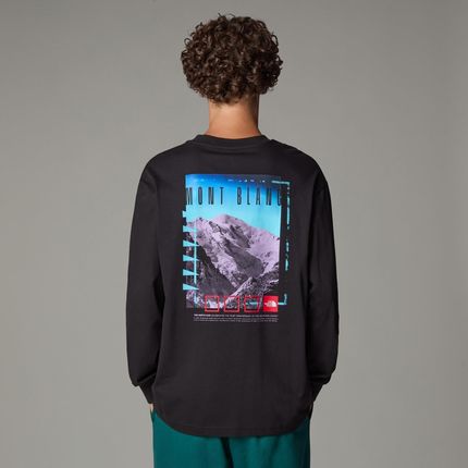 Longsleeve unisex The North Face AXYS czarny NF0A8C1TJK3 - zdjęcie 3