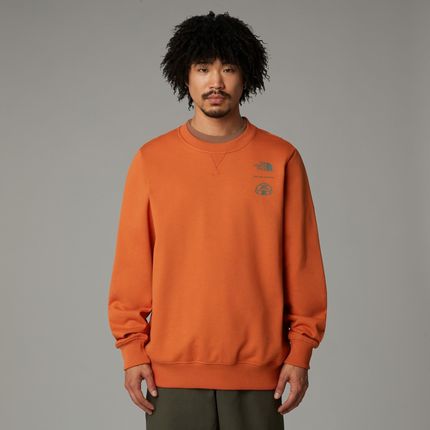 Bluza męska The North Face OUTDOOR GRAPHIC pomarańczowa NF0A8C216IG - zdjęcie 2