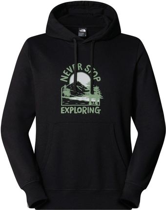 Bluza z kapturem męska The North Face OUTDOOR GRAPHIC czarna NF0A8C20JK3