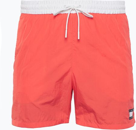 Szorty kąpielowe męskie Tommy Hilfiger Medium Drawstring pink poppy Wiosna 2025