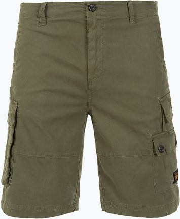 Spodenki męskie Aeronautica Militare Tasconato military olive washed Wiosna 2025