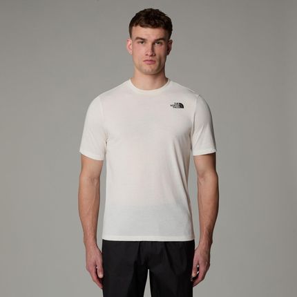 Koszulka treningowa męska The North Face FOUNDATION MOUNTAINS beżowa NF0A8BQWQLI - zdjęcie 2