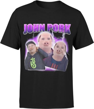 John Pork Męska koszulka (L, Błękit) - zdjęcie 2