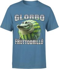 Glorbo Fruttodrillo Arbuz Krokodyl Fruto Drillo Frutodrilo Męska koszulka (XL, Błękit) - zdjęcie 1