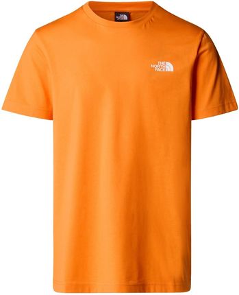 Koszulka męska The North Face SIMPLE DOME pomarańczowa NF0A87NG6HI