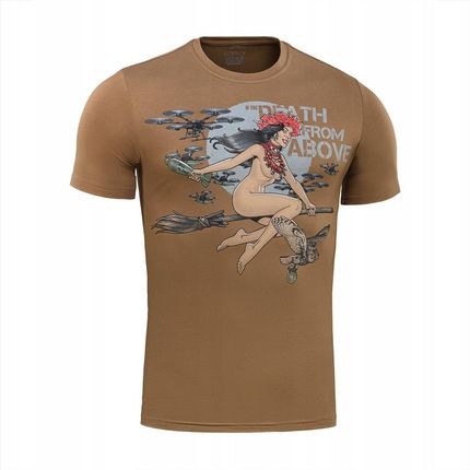 KOSZULKA DEATH FROM ABOVE COYOTE BROWN XL XL M-TAC - zdjęcie 3
