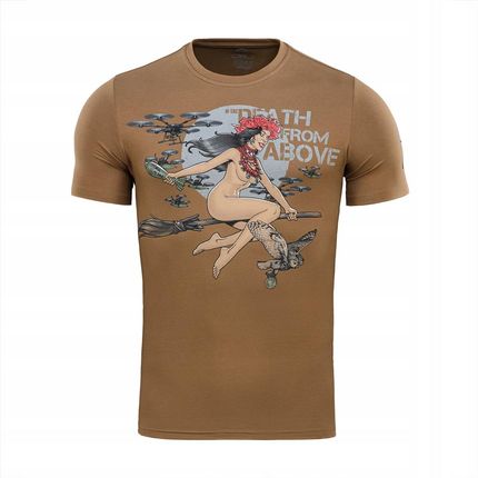 KOSZULKA DEATH FROM ABOVE COYOTE BROWN 2XL 2XL M-TAC - zdjęcie 2