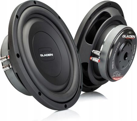 Gladen Subwoofer Rs-x 10 Slim 250W Rms, 4ohm 10", Płytki Montaż! (RSXSLIM)