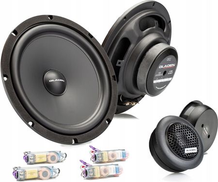 Gladen Głośniki samochodowe Rs 200-G2 3 Ohm 50W Rms! Zestaw pod samo radio! (RS200G2)