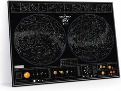 Zdjęcie 1Dea.Me Mapa Zdrapka - Star Map Of The Sky - Włocławek