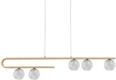 Luces Exclusivas Złota Lampa Wisząca Pasto Kryształowe Kule Do Salonu (Le41735)