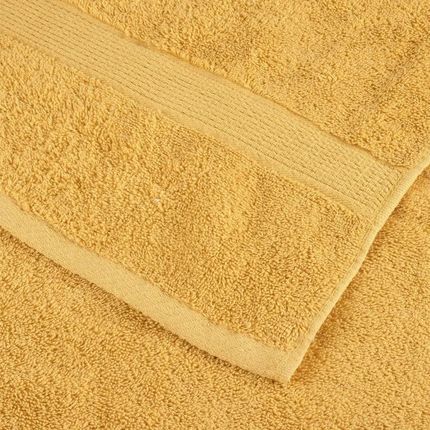 vidaXL Ręczniczki Premium Solund 4szt. Złote 30X30cm 600 G/Cm² (137276) - zdjęcie 2
