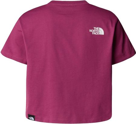 Crop top dziewczęcy The North Face EASY bordowy NF0A8DRQ6EO - zdjęcie 2