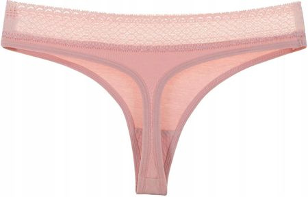 Stringi Majtki Damskie Seksowne z Lekką Koronką Mix Kolorki 3-szt MORAJ M - zdjęcie 5