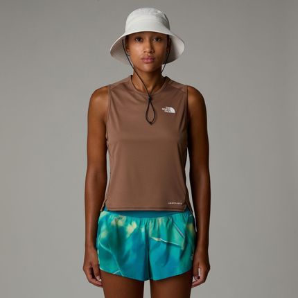 Tank top damski The North Face SUNRISER brązowy NF0A8BBY6IH - zdjęcie 3
