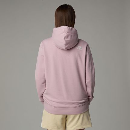 Bluza z kapturem damska The North Face DREW PEAK LIGHT różowa NF0A8C1DARF - zdjęcie 3