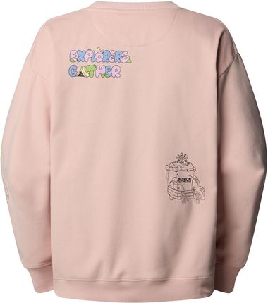 Bluza damska The North Face MOUNTAIN CLEANUP OVER różowa NF0A8C2ULK6 - zdjęcie 2