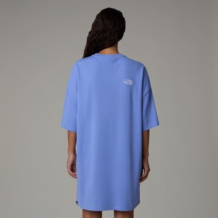 Sukienka damska The North Face ESSENTIAL OVERSIZED niebieska NF0A87NF0YI - zdjęcie 3