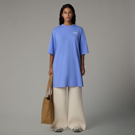 Sukienka damska The North Face ESSENTIAL OVERSIZED niebieska NF0A87NF0YI - zdjęcie 2
