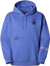 Bluza z kapturem damska The North Face MOUNTAIN CLEANUP OVER fioletowa NF0A8C2V0YI - zdjęcie 1