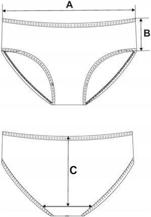 Figi Damskie Koronkowe Majtki Bikini Bawełniane Zestaw 2-szt. MORAJ - XL - zdjęcie 4