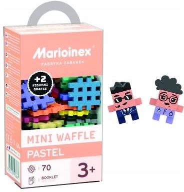 Marioinex Mini Waffle Pastel 70 Elementów 2 Figurki